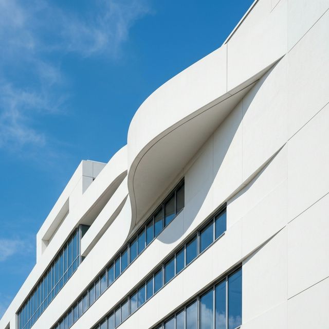 Clean architectural lines